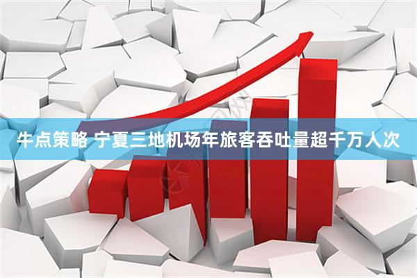 牛点策略 宁夏三地机场年旅客吞吐量超千万人次